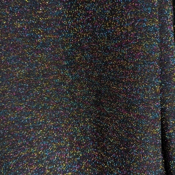 Nine West black colorful sparkle jumpsuit XS - Picture 5 of 10